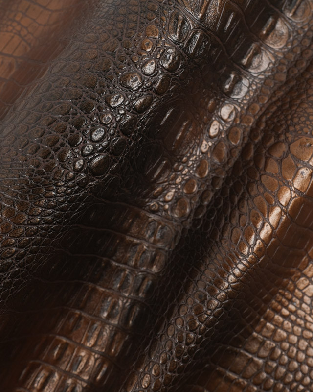 Simili Cuir Chocolat - Timsah - Maison Klem